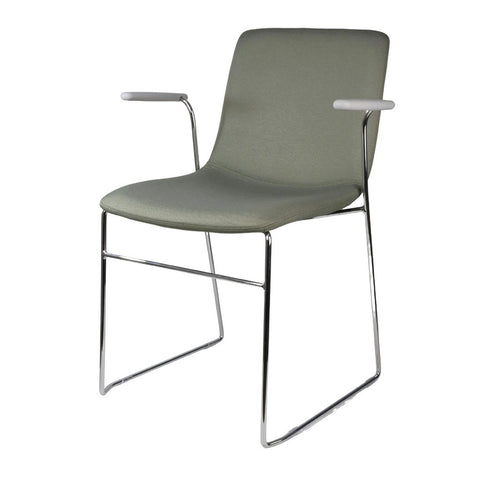 Gecko Deluxe Chair | Sled with Arms