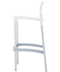Gio Barstool By Siesta White, Viewed From Side