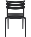 Helen Chair By Siesta In Black, Viewed From Behind