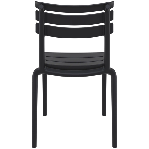 Helen Chair By Siesta In Black, Viewed From Behind