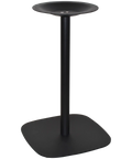 Helsinki Dining Base In Black Single 80 View Front Angle