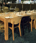 Jasmine Side Chairs And Asahi Side Chairs With Custom Tiled Tables At The Holdy