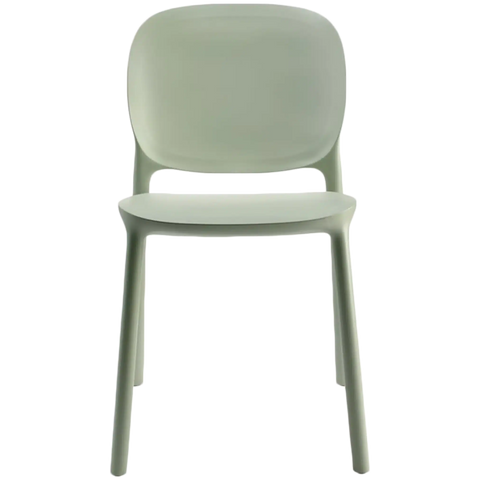 Hug Chair By S.Cab Design In Sage, Viewed From Front