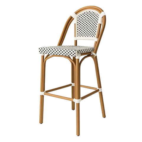 Jasmine Bar Stool with Backrest