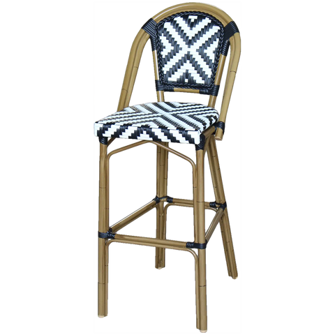 Jasmine Bar Stool with Backrest