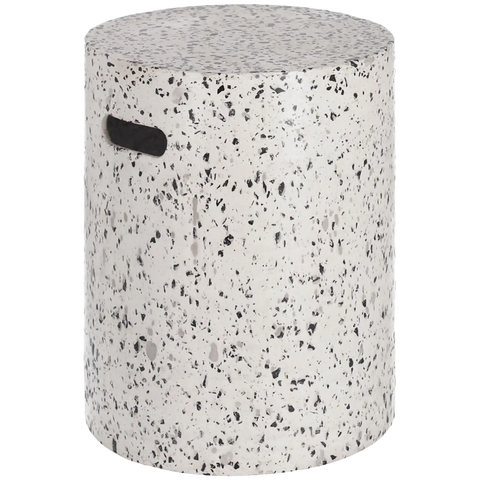 Jenell Side Table In White