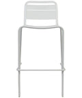 Lambretta Bar Stool By Dolce Vita In White, Viewed From Front