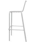 Lambretta Bar Stool By Dolce Vita In White, Viewed From Side