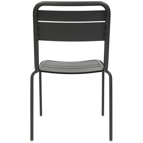 Lambretta Chair By Dolce Vita In Anthracite, Viewed From Back