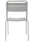 Lambretta Chair By Dolce Vita In White, Viewed From Back