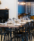 Liberty Table Base And Bentwood Chairs In The Main Dining Area At Farina 00 Pasta And Wine