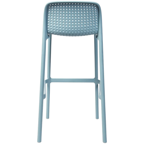 Lido Bar Stool By Nardi In Blue, Viewed From Side