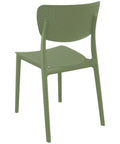Lucy Chair By Siesta In Olive Green, Viewed From Behind On Angle