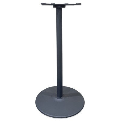 Luna-Table-Base-At-Bar-Height-In-Anthracite-Base-And-Column-Viewed-From-Front