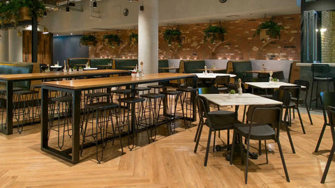 Manhattan Bar Stool Caprice Side Chair Custom Timber And Compact Laminate Table Tops At Cafe Primo TTP