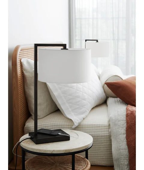 Mara Table Lamp With USB Port - 2 Pack