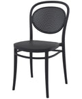 Marcel Chair By Siesta In Black, Viewed From Angle In Front
