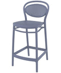 Marcel Counter Stool By Siesta In Anthracite, Viewed From Angle In Front