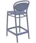 Marcel Counter Stool By Siesta In Anthracite, Viewed From Behind On Angle