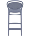 Marcel Counter Stool By Siesta In Anthracite, Viewed From Behind