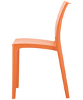 Maya Chair By Siesta In Orange, Viewed From Side