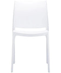 Maya Chair By Siesta In White, Viewed From Front