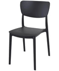 Monna Chair By Siesta In Black, Viewed From Angle In Front