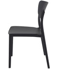 Monna Chair By Siesta In Black, Viewed From Side