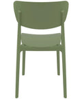 Monna Chair By Siesta In Olive Green, Viewed From Behind