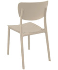 Monna Chair By Siesta In Taupe, Viewed From Behind On Angle