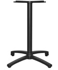Nala Single Table Base In Anthracite, Viewed From Front
