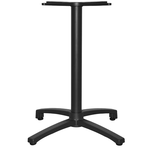 Nala Single Table Base In Anthracite, Viewed From Front