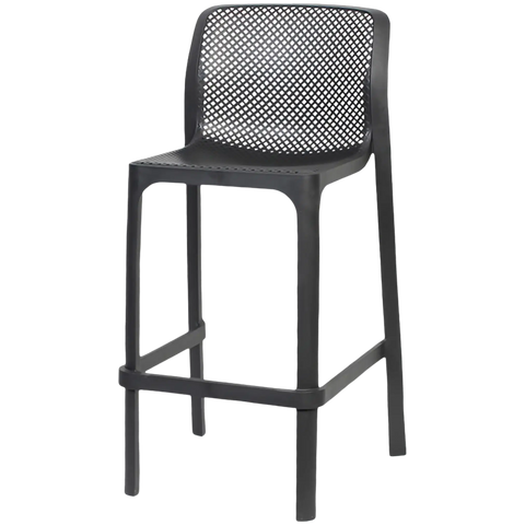 Nardi Net Counter Stool In Anthracite, Viewed From Front Angle