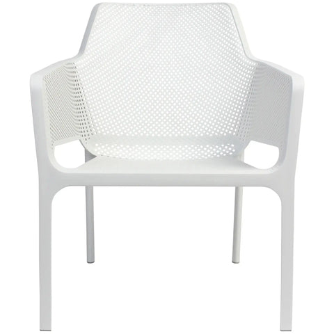 Nardi Net Relax In White With, Viewed From Front