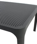 Net By Nardi Coffee Table In Anthracite, View From Front