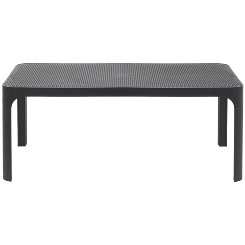 Net By Nardi Coffee Table In Anthracite, Viewed From Front