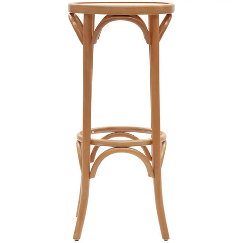 No 9739 Bentwood Barstool With In Natural, Viewed From Front