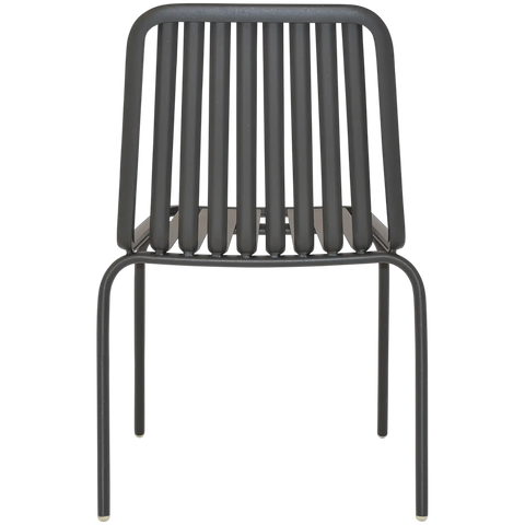 Primavera Outdoor Chair In Anthracite, Viewed From Back
