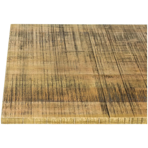 Rough Sawn Table Top 800X800 Viewed Close In Front