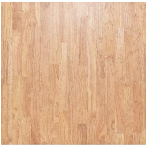 Rubberwood Table Top 80X80 In Natural, Viewed From Top