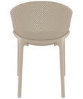 Sky Armchair By Siesta In Taupe, Viewed From Back