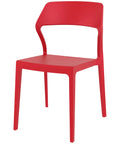 Snow Chair By Siesta In Red, Viewed From Angle In Front