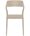 Snow Chair By Siesta In Taupe, Viewed From Front