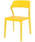 Snow Chair By Siesta In Yellow, Viewed From Angle In Front