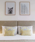 Custom Made Bed Head And Cushion And Bedding With Mile Bedside Lamps At The Manna Of Hahndorf Superior Room Toilet Block