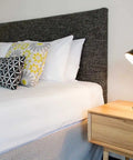 Miley Bedside Lamps and Custom Made Bedheads And Cushions At The Manna Of Hahndorf