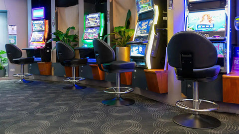 Stirling II Disc Gaming Stools At The Tower Hotel