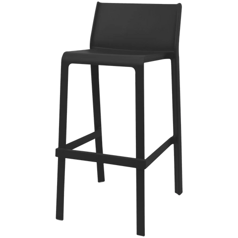 Trill Bar Stool By Nardi In Anthracite, Viewed From Angle In Front