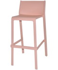 Trill Bar Stool By Nardi In Rosa, Viewed From Angle In Front