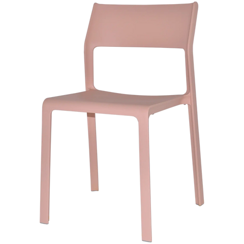 Trill Chair By Nardi In Rosa, Viewed From Angle In Front